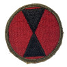 Insigne, 7th Infantry Division, bord vert