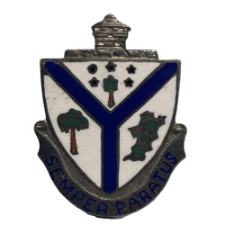 Crest, 132nd Inf. Rgt., 23rd Infantry Division (Americal), à écrou