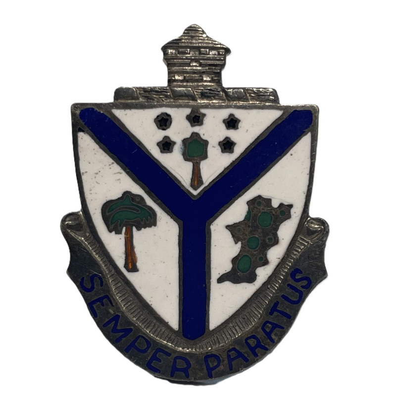 Crest, 132nd Inf. Rgt., 23rd Infantry Division (Americal), à écrou