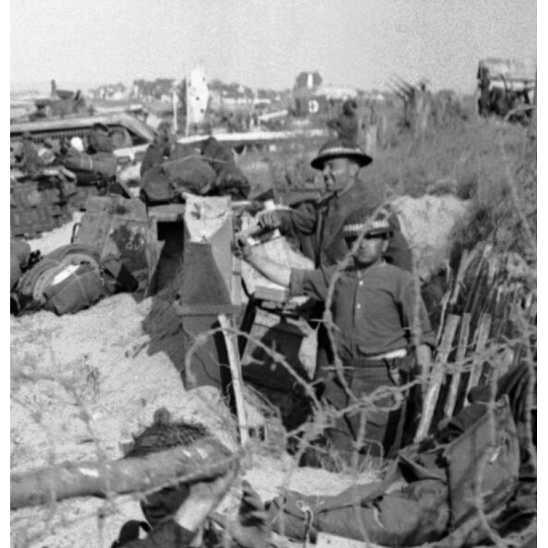 Casque Mk II, britannique, 1943, Naval Beach Parties, nominatif