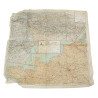Map, Escape, Silk, A/B, France, 1943, RAF & USAAF
