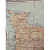 Map, Escape, Silk, A/B, France, 1943, RAF & USAAF