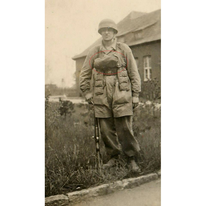 Bag, Canvas, Blue, Gas mask, Fallschirmjäger