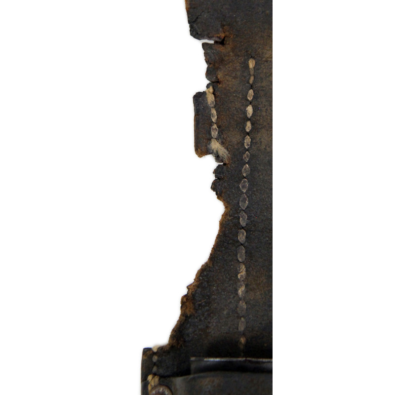 Baïonnette Mauser 98k, 1942, complète, avec fourreau au même numéro et porte-baïonnette en cuir