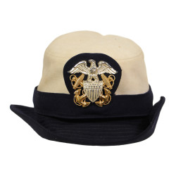 Chapeau d'officier, US Navy, WAVES, KNOX, taille 52, nominatif
