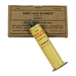 Pommade, acide borique, traitement des brûlures