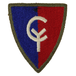 Insigne, 38th Infantry Division, dos vert 1943