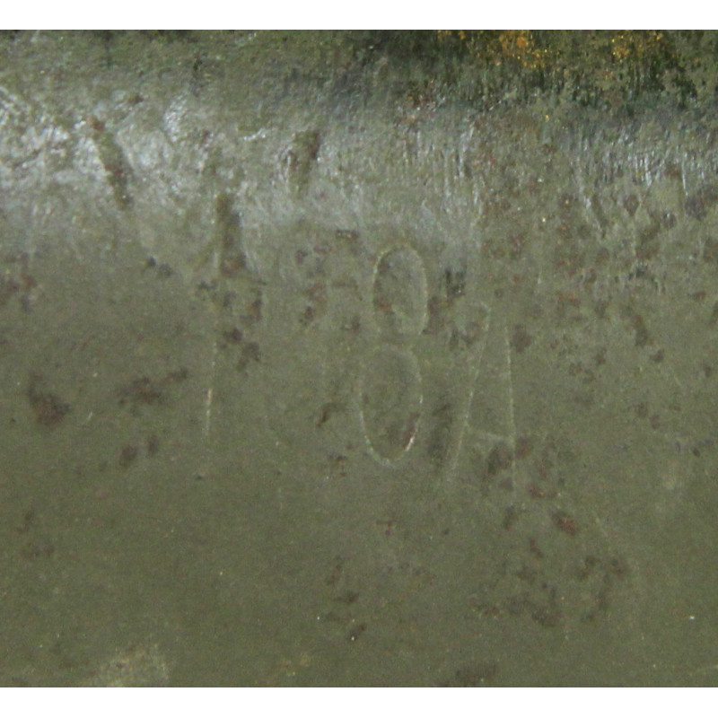 Casque M1, pattes fixes, liner WESTINGHOUSE, A washers non peints, Major E.R. Baker