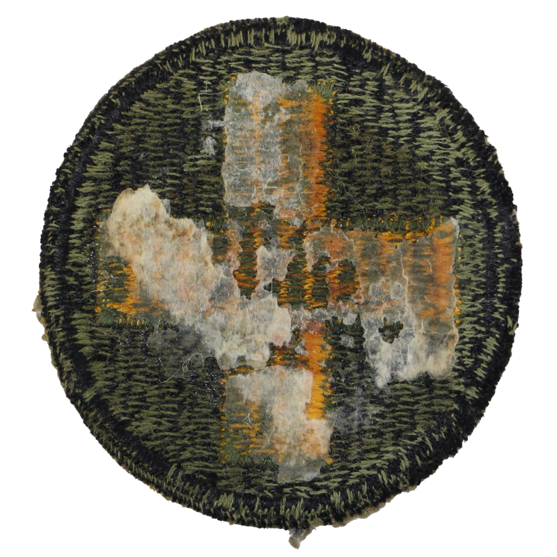Insigne, 33rd Infantry Division, dos vert, 1943