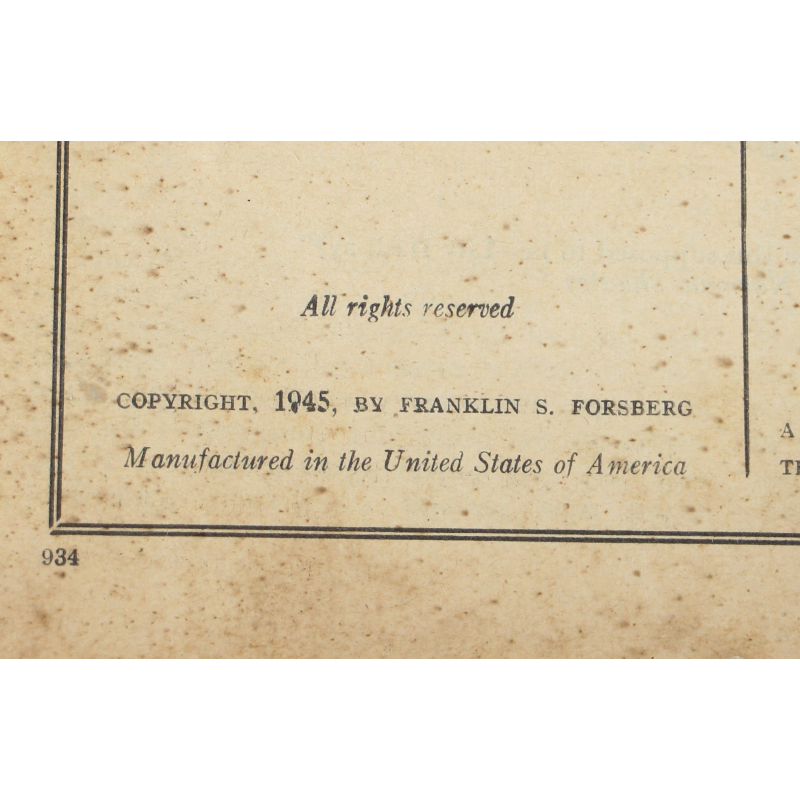 Novel, US Army, The best from YANK, 1945