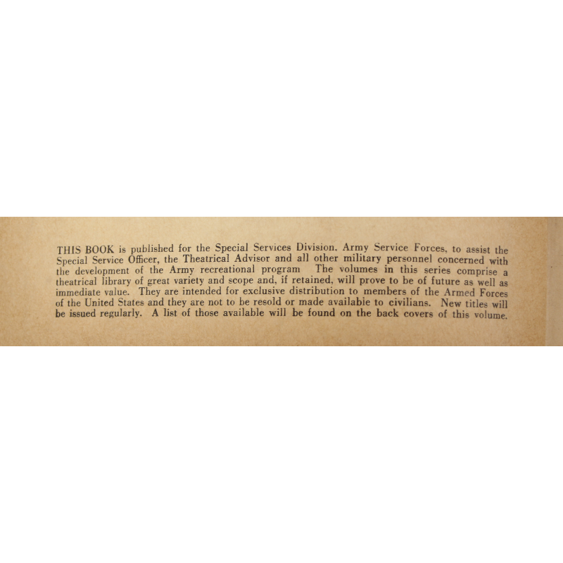 Roman, US Army, McJackpot, 1945