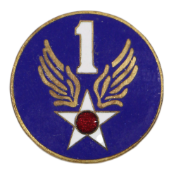 Crest, 1st Air Force, USAAF, à épingle