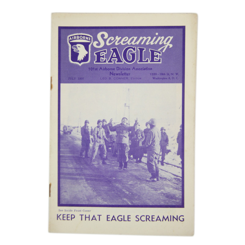 Bulletins Screaming Eagle, 101st Airborne Division Association, 1957, T/5 George Gillespie, Serv. Co., 502nd PIR