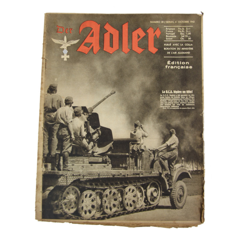 Magazine, Der Adler, 6 octobre 1942, édition française