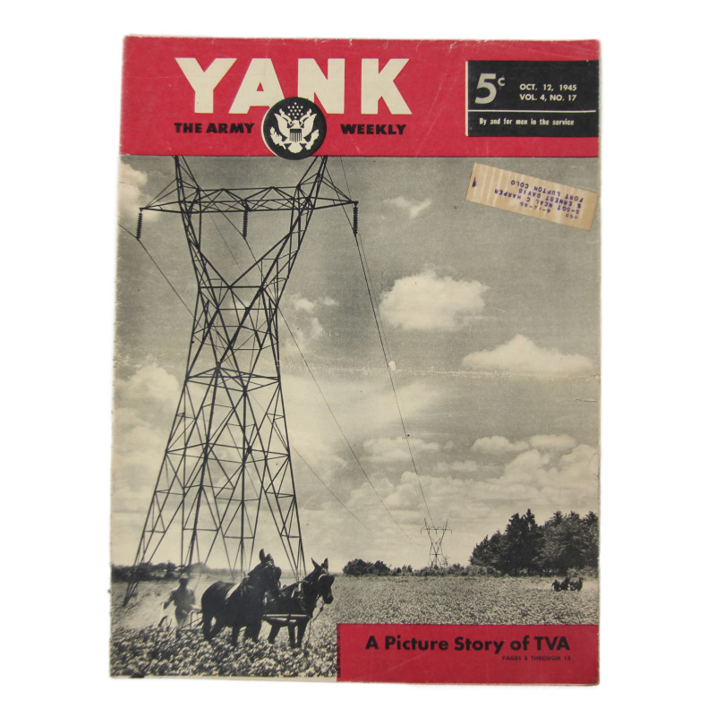 Magazine YANK, 12 octobre 1945