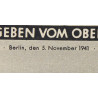 Magazine, Die Wehrmacht, 5 novembre 1941