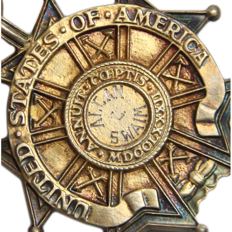 Coffret médaille, Legion of Merit, Legionnaire, 1st Lt. Allan Swaim, 15th Inf. Regt., 3rd Infantry Division, MTO