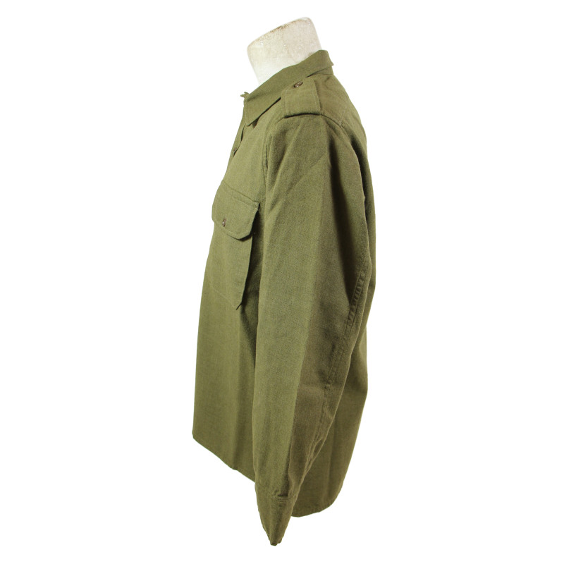 Shirt, Wool, Officer, Mint