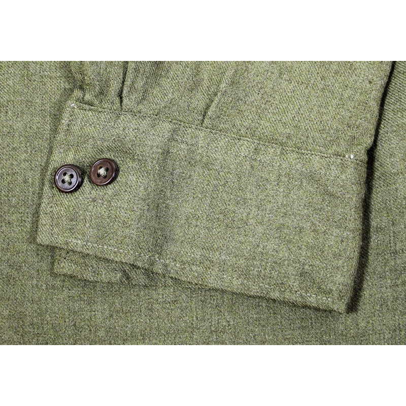 Shirt, Wool, Officer, Mint
