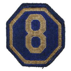 Patch, Shoulder, US Army, VIII Corps, Normandy, Ardennes