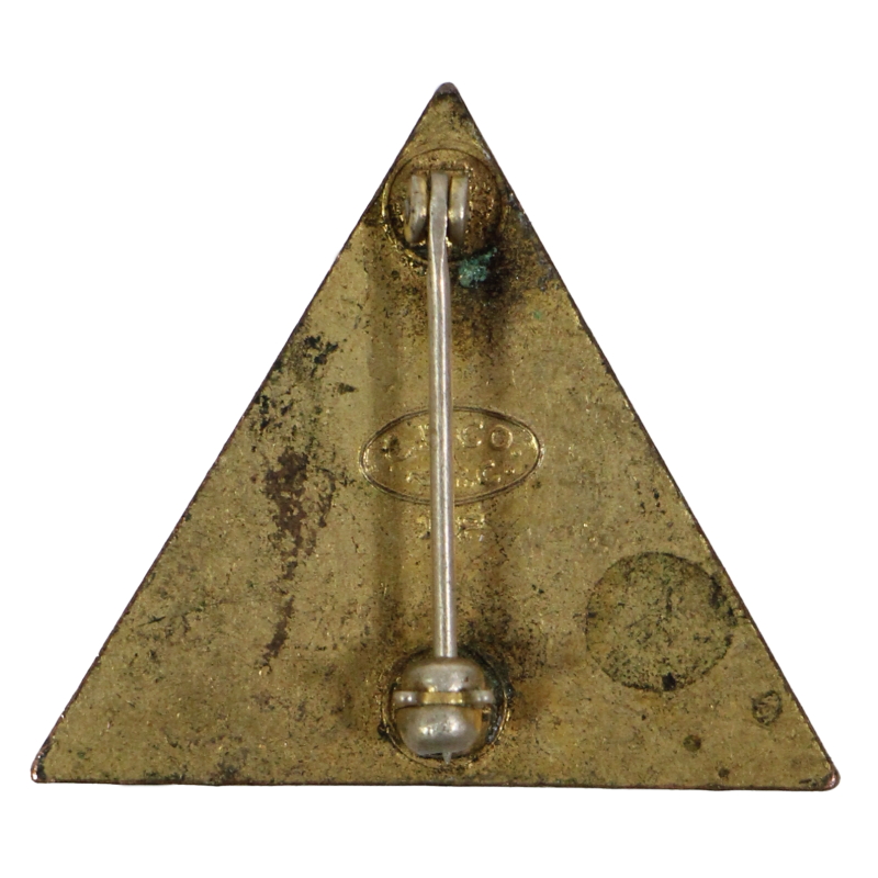 Crest, DUI, 3rd Armored Division, C. P. Co., Pin Back