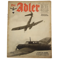 Magazine, Der Adler, June 2, 1942, French Edition