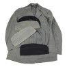 Ensemble de service US Navy, gris, veste nominative et coiffes