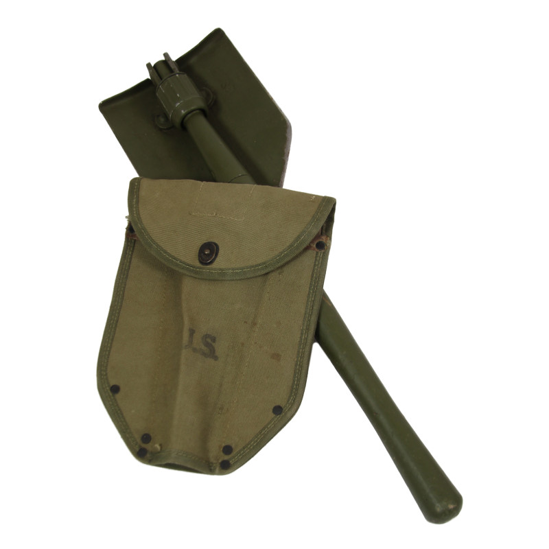 Pelle pliante M1943, AMES 1944, avec étui 1er type, GEN. S. CORP. 1943