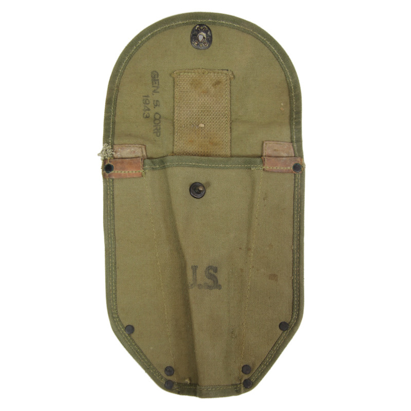 Pelle pliante M1943, AMES 1944, avec étui 1er type, GEN. S. CORP. 1943