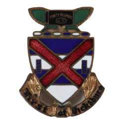 Crest, 13th Inf. Rgt., 8th Infantry Division, N.S. Meyer, à épingle