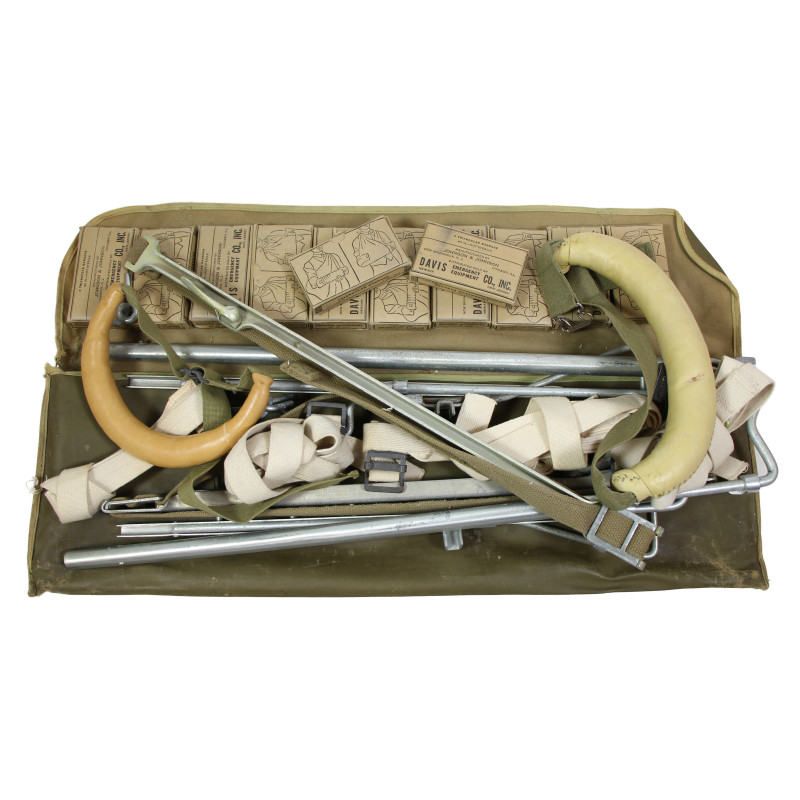 Set d'attelles, US Army Medical Department, Item No. 99782200, 1944, complet