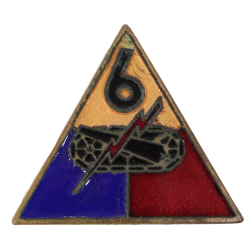 Crest, 6th Armored Division, Normandie, Bretagne, Bastogne