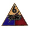 Crest, DUI, 6th Armored Division, Normandy, Brittany, Bastogne