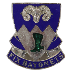 Crest, 85th Mountain Regiment, 10th Mountain Division, à épingle