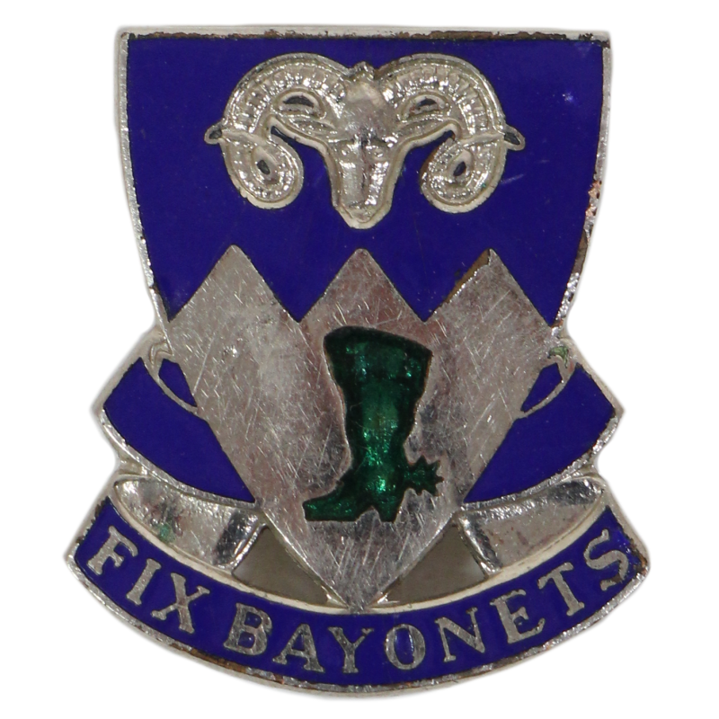 Crest, DUI, 85th Mountain Regiment, 10th Mountain Division, PB