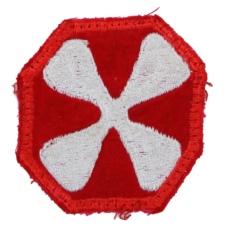 Insigne, Eight Army, pacifique, Feutre