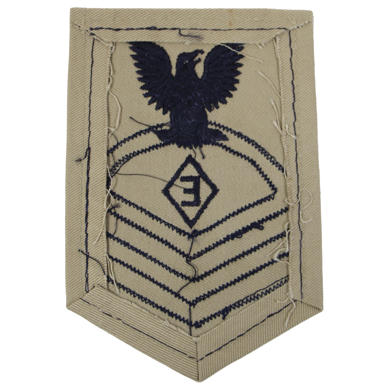 Insigne, Recreation & Welfare Assistant, Chief Petty Officer, US Navy, chino