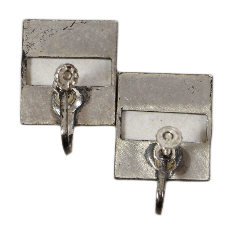 Earrings, Sweetheart, US Navy, Lieutenant, Sterling