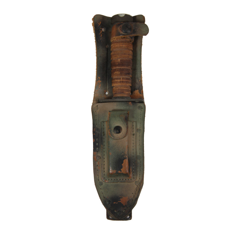 Knife, Survival, ONTARIO, 1969, with Camouflaged Scabbard, Special Forces