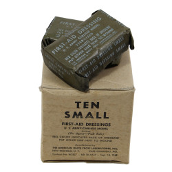 Pansement, Small First-Aid, US Army, Carlisle Model, 1942, THE AMERICAN WHITE CROSS LABS, item No. 92082