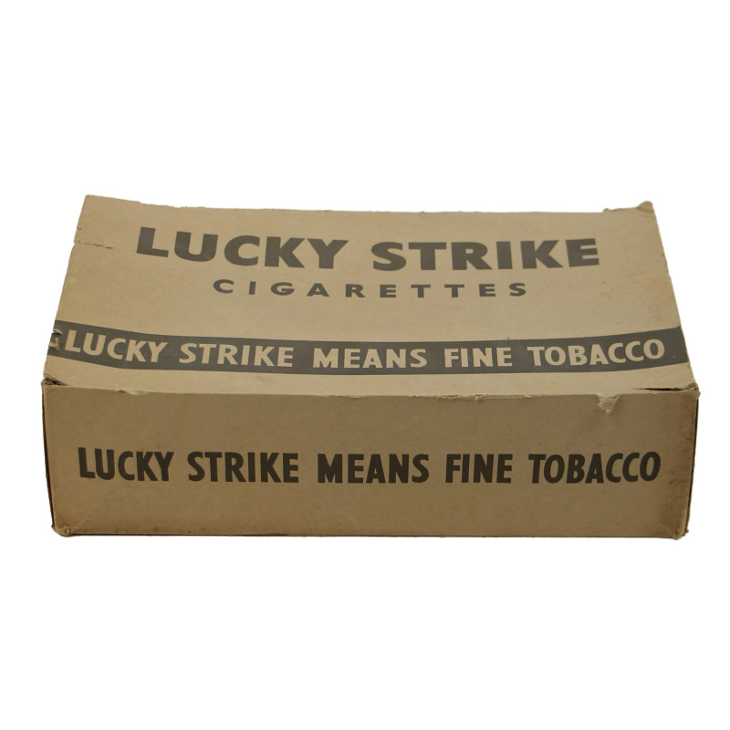 Carton, LUCKY STRIKE, Cigarettes, For use in U.S. Army K-Rations only