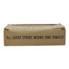 Carton, LUCKY STRIKE, Cigarettes, For use in U.S. Army K-Rations only