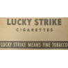 Carton, LUCKY STRIKE, Cigarettes, For use in U.S. Army K-Rations only