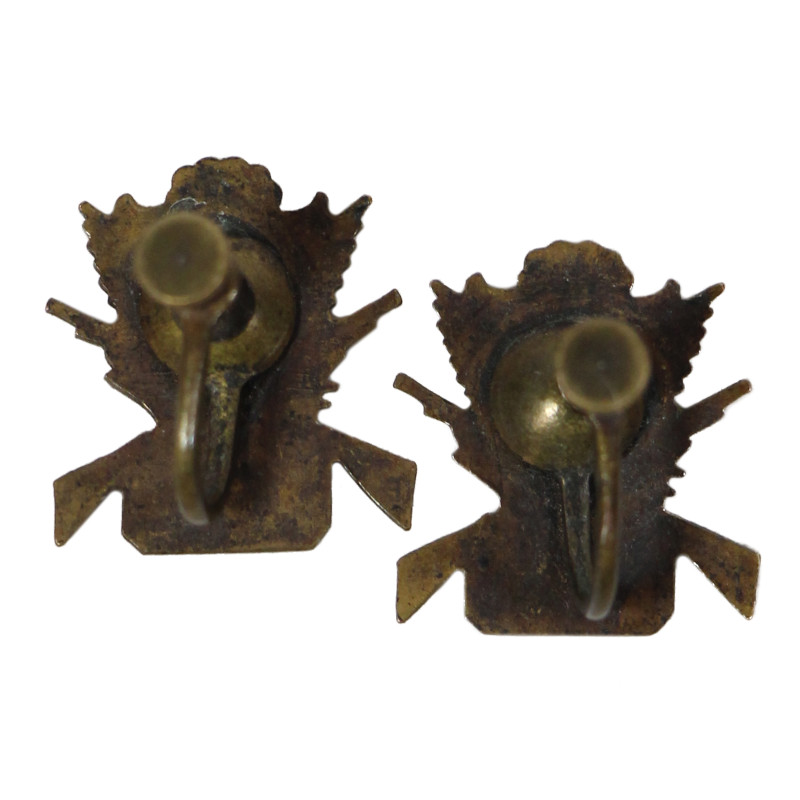 Boucles d'oreilles, Sweetheart, US Army, infanterie
