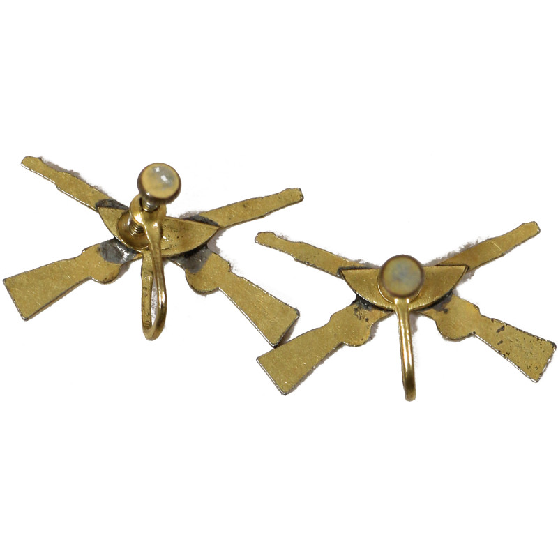 Earrings, Sweetheart, Infantry