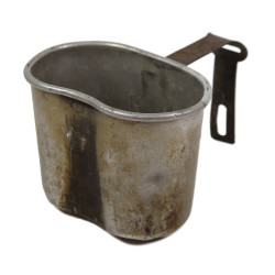 Cup, M-1910, US Army, L.F.&C. 1941, Pfc. Albert Hoglund, Anti-Tank Co., 142nd Inf. Regt., 36th Infantry Division, MTO & ETO