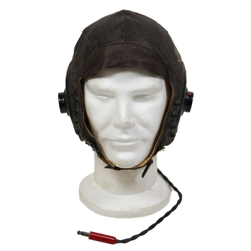 Helmet, Flying, Type A-11, Extra Large, with ANB-H-1 Receivers, USAAF, 1944