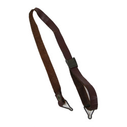Chinstrap, Leather, for M1 Helmet, OD Buckles