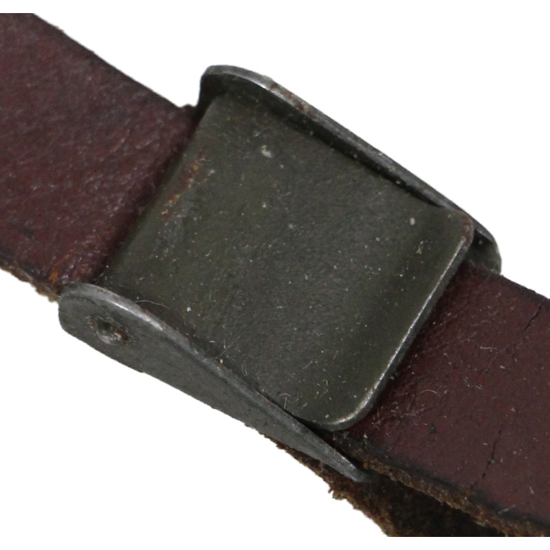 Jugulaire en cuir pour casque M1, boucles vertes, OD