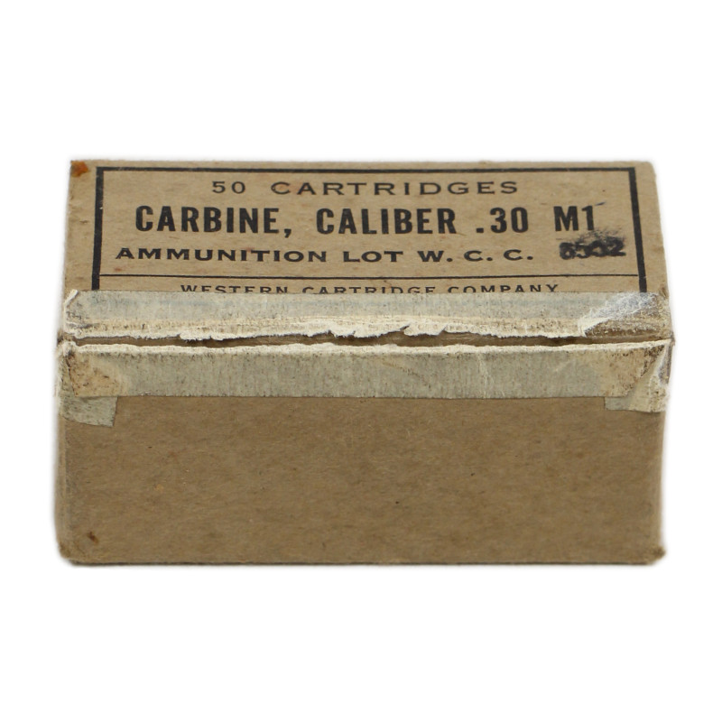 Box, Cartridge, Caliber .30 M1, WESTERN CARTRIDGE COMPANY